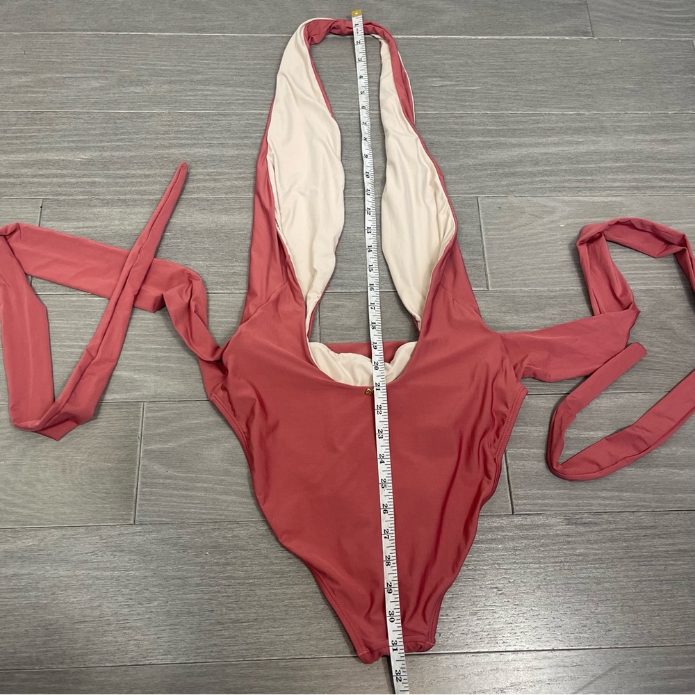 PQ x REVOLVE Alex One Piece Swimsuit in Henna L Large  Bikini Beach Pool Coastal - Picture 11 of 12